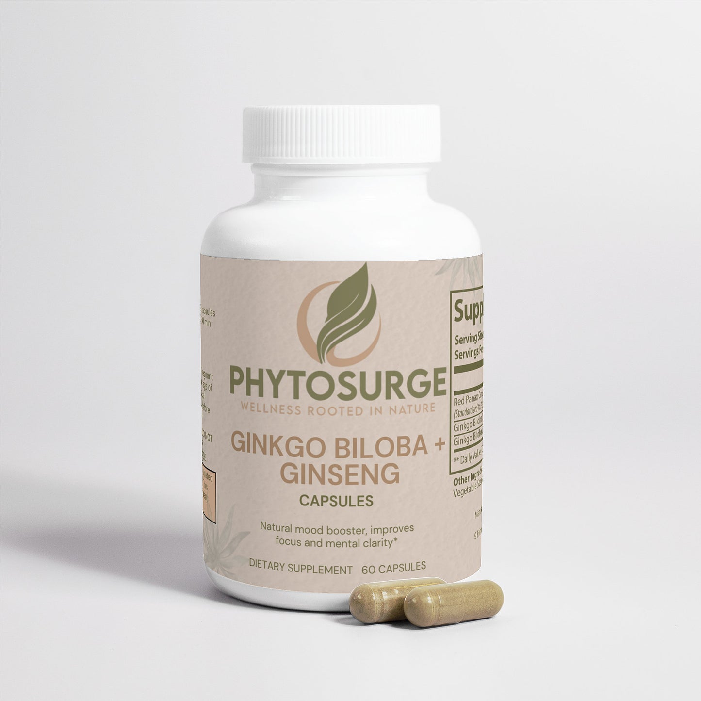 VitalityX Ginkgo Biloba + Ginseng