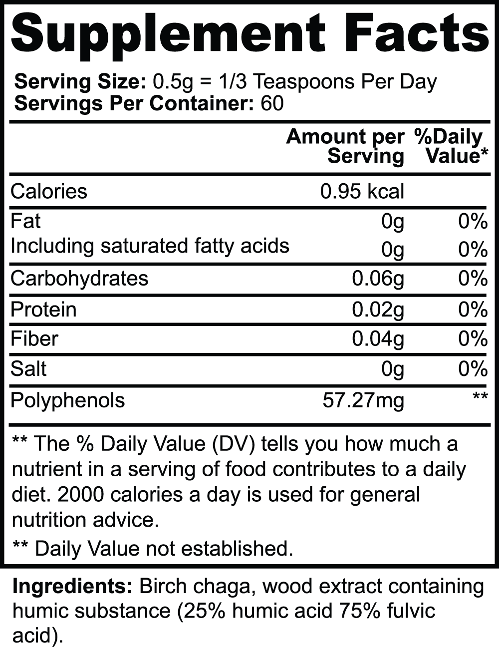 ChagaHarvest Powder